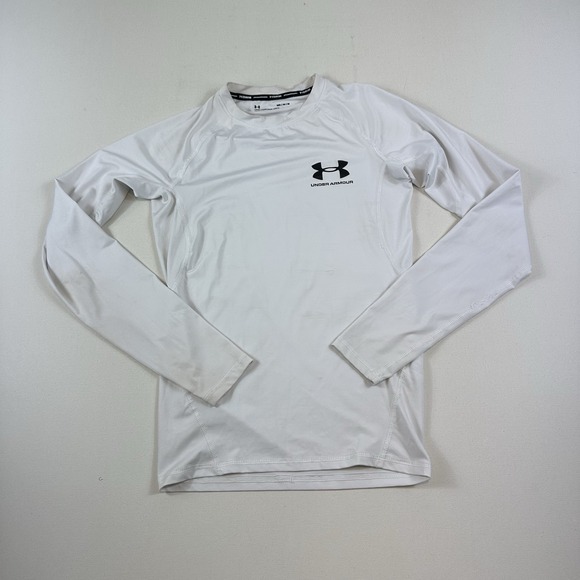 Under Armour Swim Rashguard Compression Loose Fit Long‎ Sleeve Shirt Men Medium - Picture 1 of 9